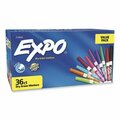 Newell Brands Dry-erase Markers, Fine Point, Nontoxic, Assorted, 36PK 2138424